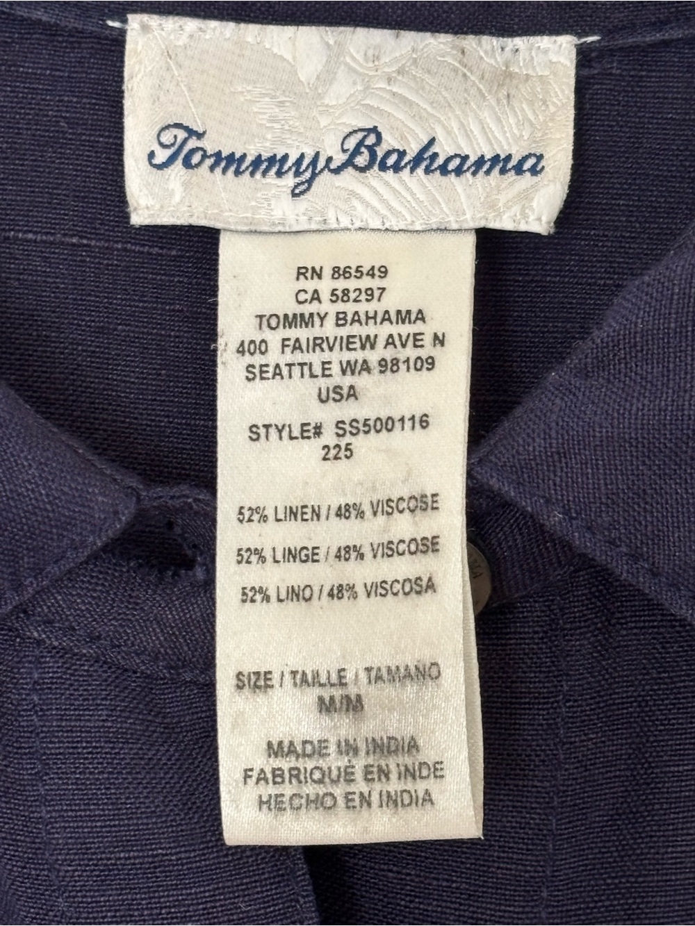 Tommy Bahama St. Lucia Boyfriend-Style Button-Down - Picture 8 of 13